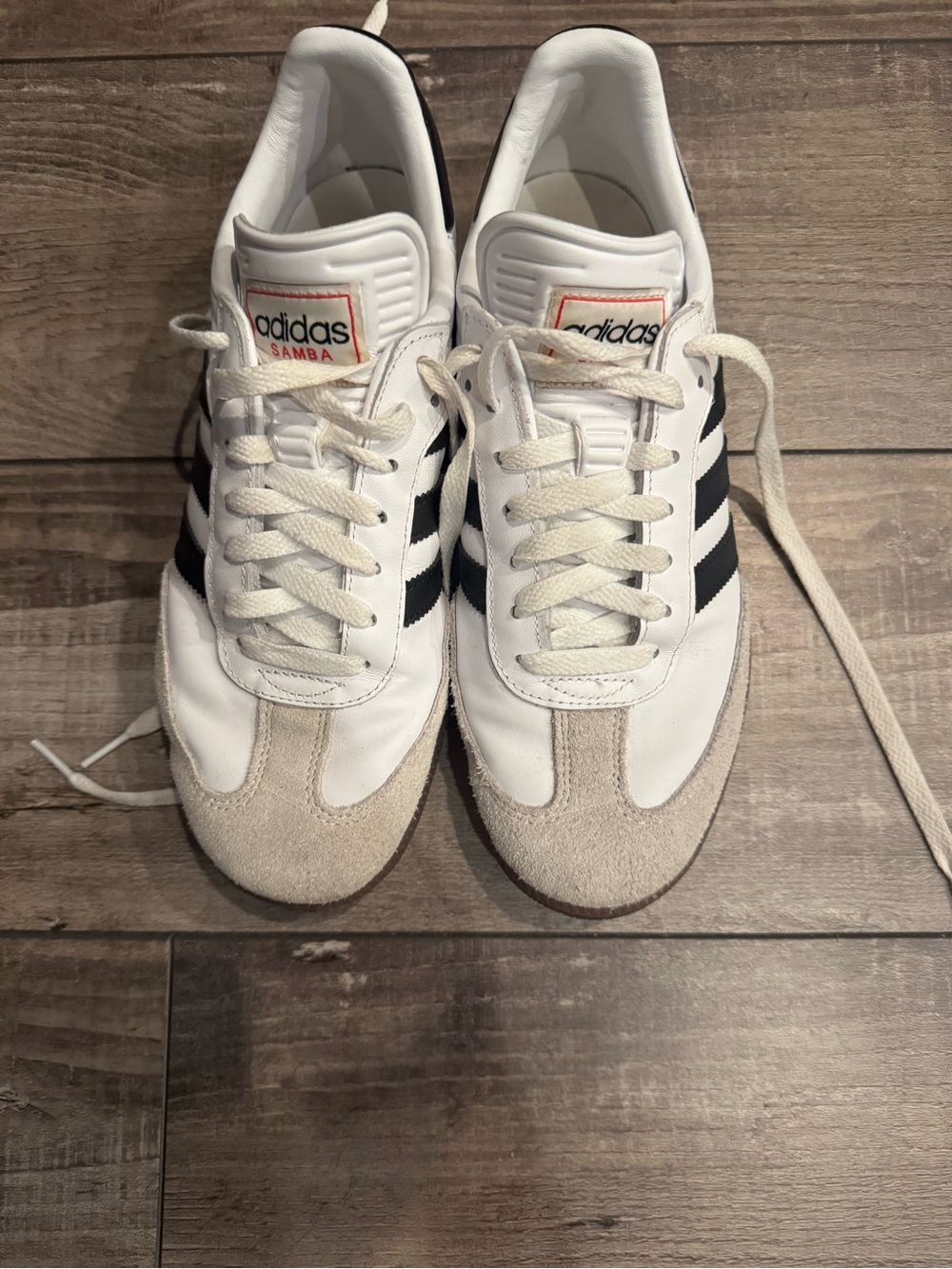 adidas Samba Men’s Sneakers - White with Black Stripes